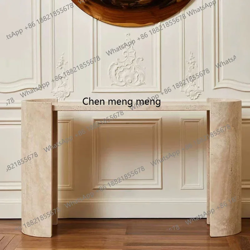 

X Retro, entrance table, living room household long table, entrance corridor against the wall, entrance desk table