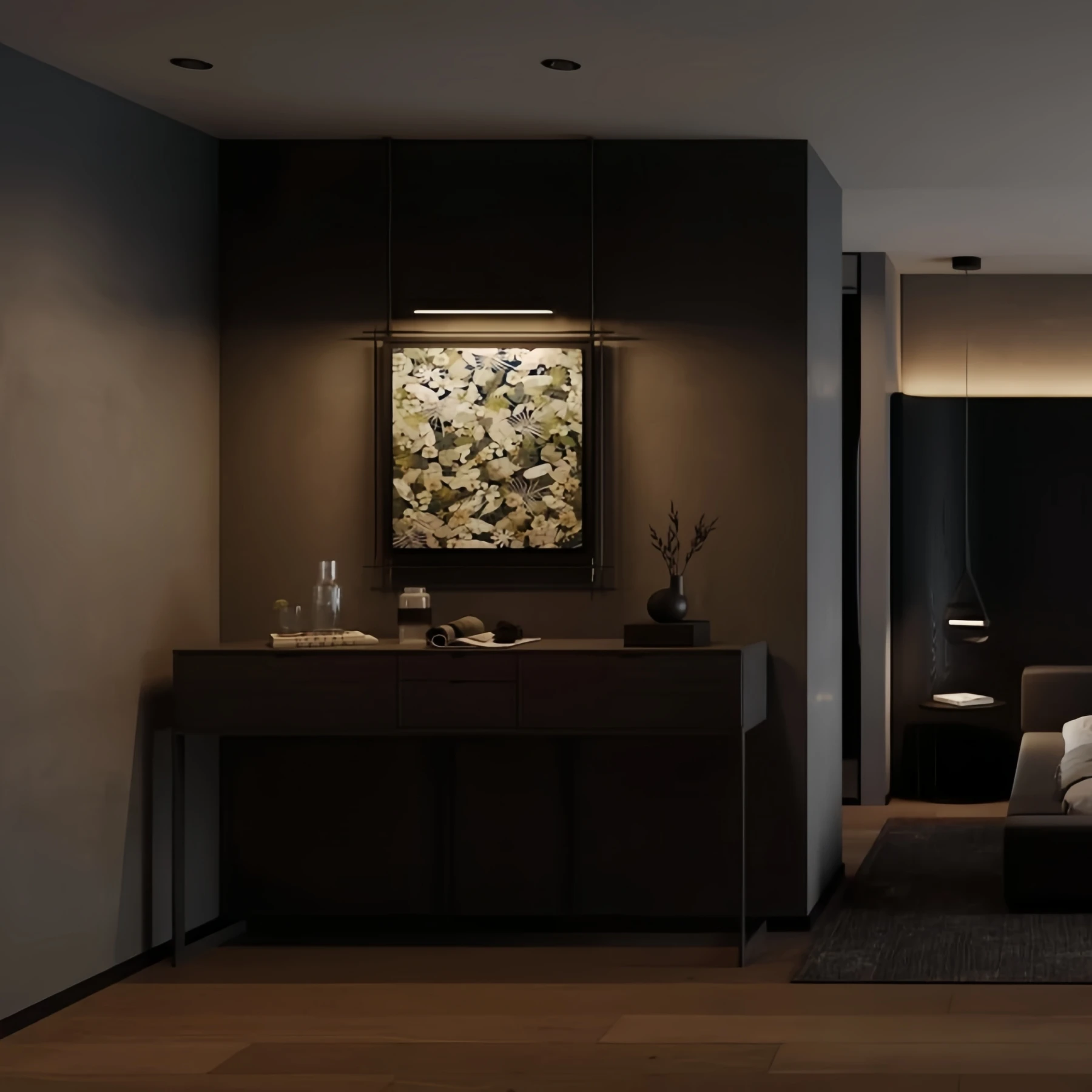 2026 Modern LED Wall Lamp Painting Luxury Art Decor Light For Living Room Corridor Aisle Entrance Creative Hanging Picture Wall