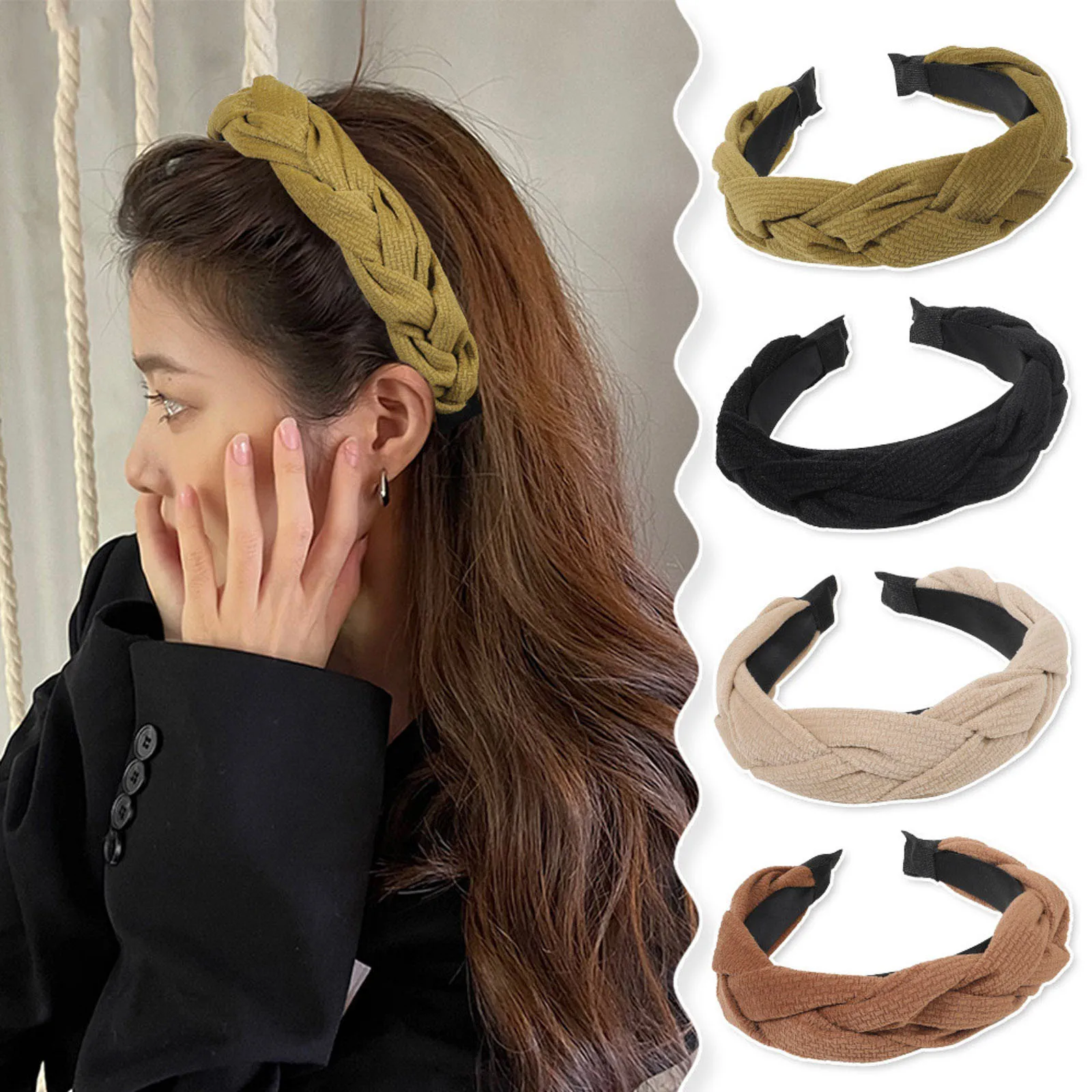 

Volleyball Headbands for Women Flannel Headband Knotted Headband Hair Accessories Face Wash Basketball Headband Toddlers
