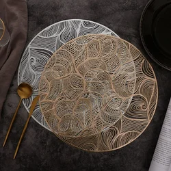 1Pc Durable Table Mat Hollow Clouds Oil Resistant Non-slip Kitchen Placemat Coaster Insulation Pad Dish Coffee Cup Home Decor