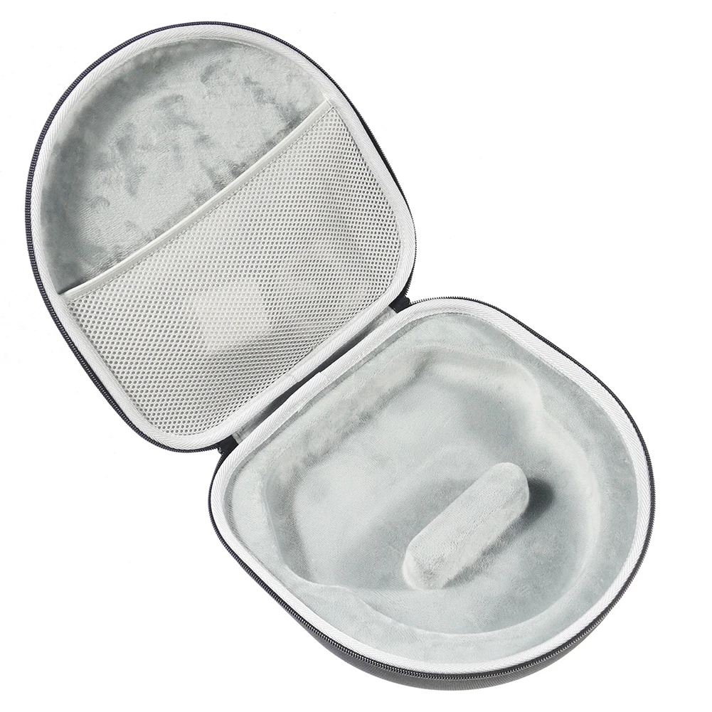 EVA Protective Case with Mesh Pocket Portable Storage Bag Waterproof EVA Headphone Carrying Case for Apple AirPods Max Headset