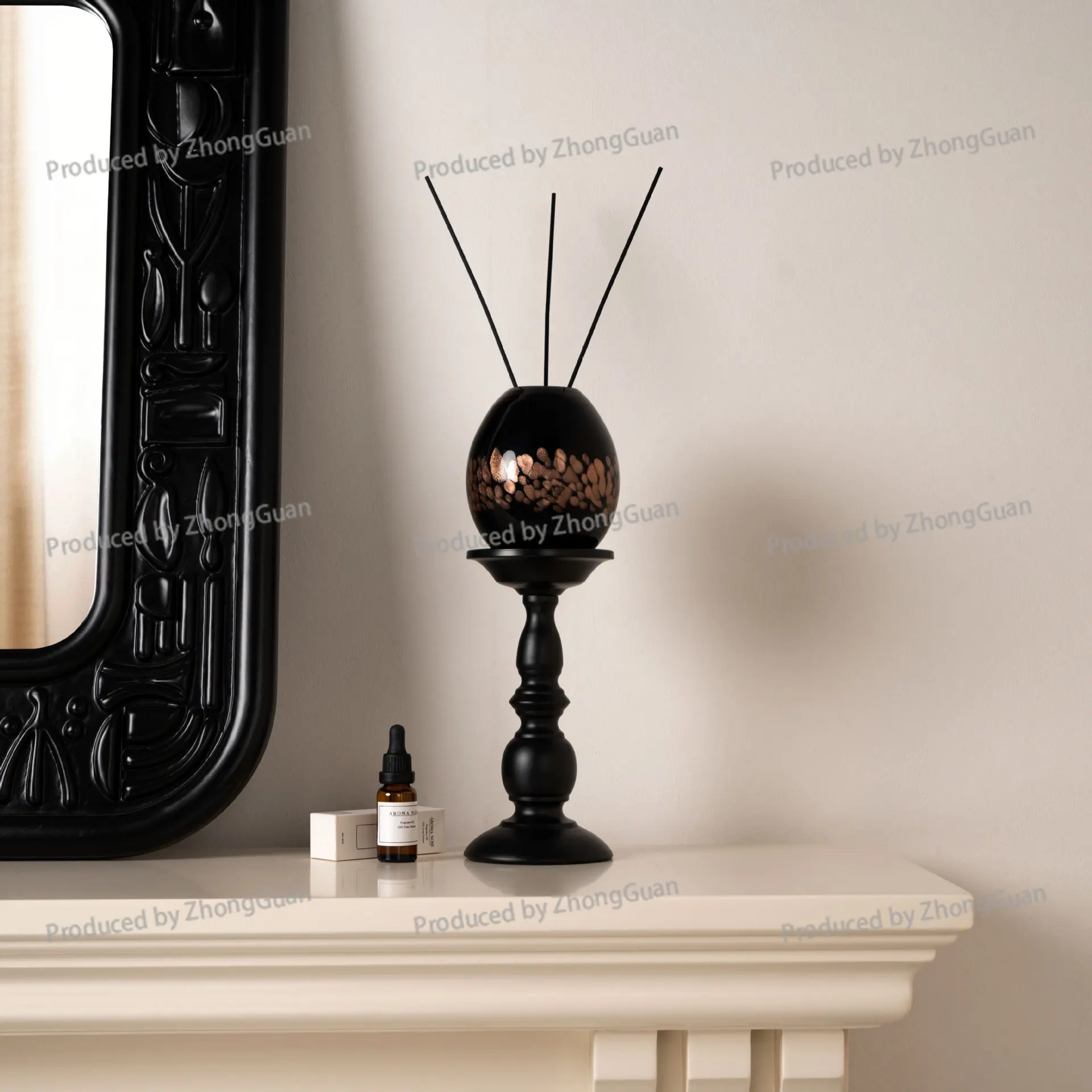 Artistic Mediterranean Style Desktop Empty Bottle Aromatherapy Diffuser Decorative Ornament Beauty Salon Atmosphere Layout
