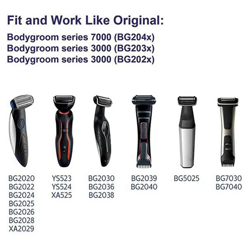 

B15C Сменный триммер для бритвенной головки в упаковке для Bodygroom BG 2024–2040 S11 YSS2 YSS3 серии с щеткой