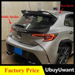 For Toyota Corolla Hatchback 2019 2020 2021 Spoiler ABS Material Car Rear Wing Primer Color Roof Spoiler Middle Spoiler