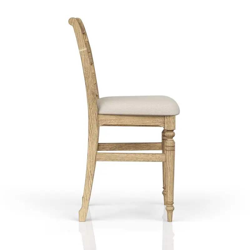 مقعد خلفي للسلم - لمسة نهائية بلون الكراميل للاستخدام في المطبخ أو البار، جلوس مريح لتناول الطعام أو الترفيه