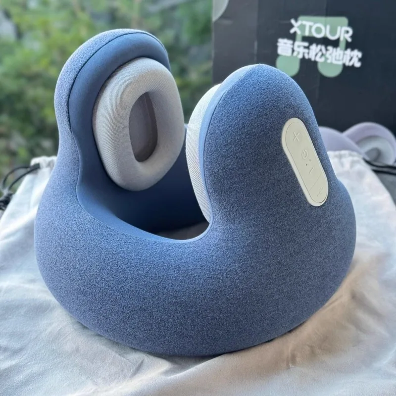 

Music Bluetooth headset U-shaped pillow, physical support neck pillow, noise reduction portable