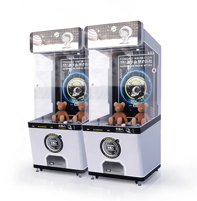 

Customized toy catcher machine luxury LCD screen toy arcade vending game claw machine