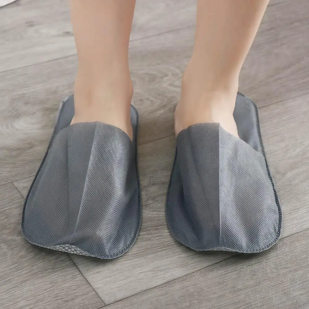 Non-Woven Hotel Disposable Slippers Footwear One Size Home Guests Use Slippers Soft Non-slip Hospitality Slippers Bathroom