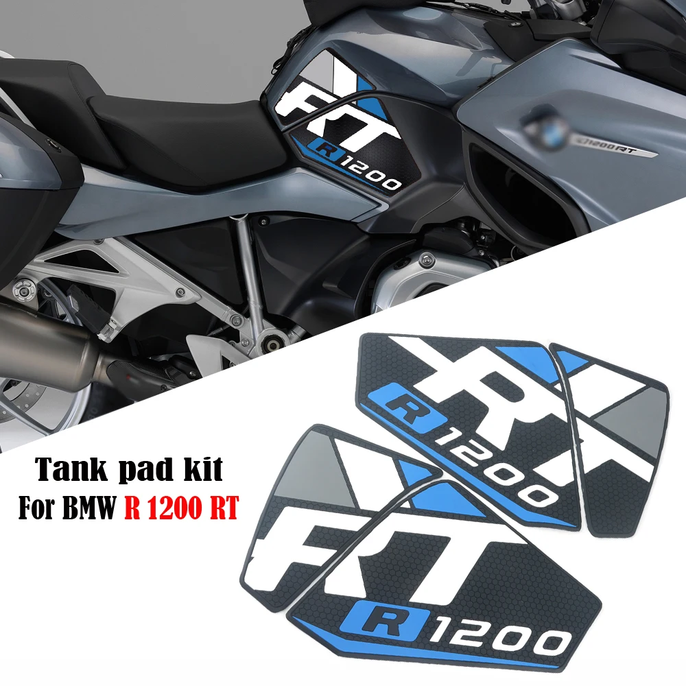 New Motorcycle Side Gas Knee Grip Stickers Fuel Tank Pad Protector Anti-slip Sticker For BMW R1200rt r1200rt