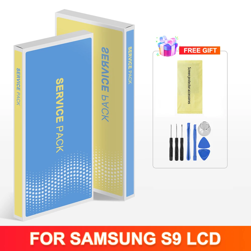 TFT For Samsung S9 LCD Display Touch Screen with Frame for Samsung S9 Display Digitizer Replacement Parts