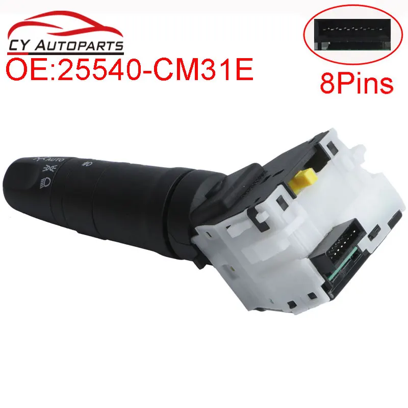 

New Car Headlight Turn Signal Switch For Nissan Armada Titan Frontier Infiniti G35 QX56 25540-CM31E 25540CM31E