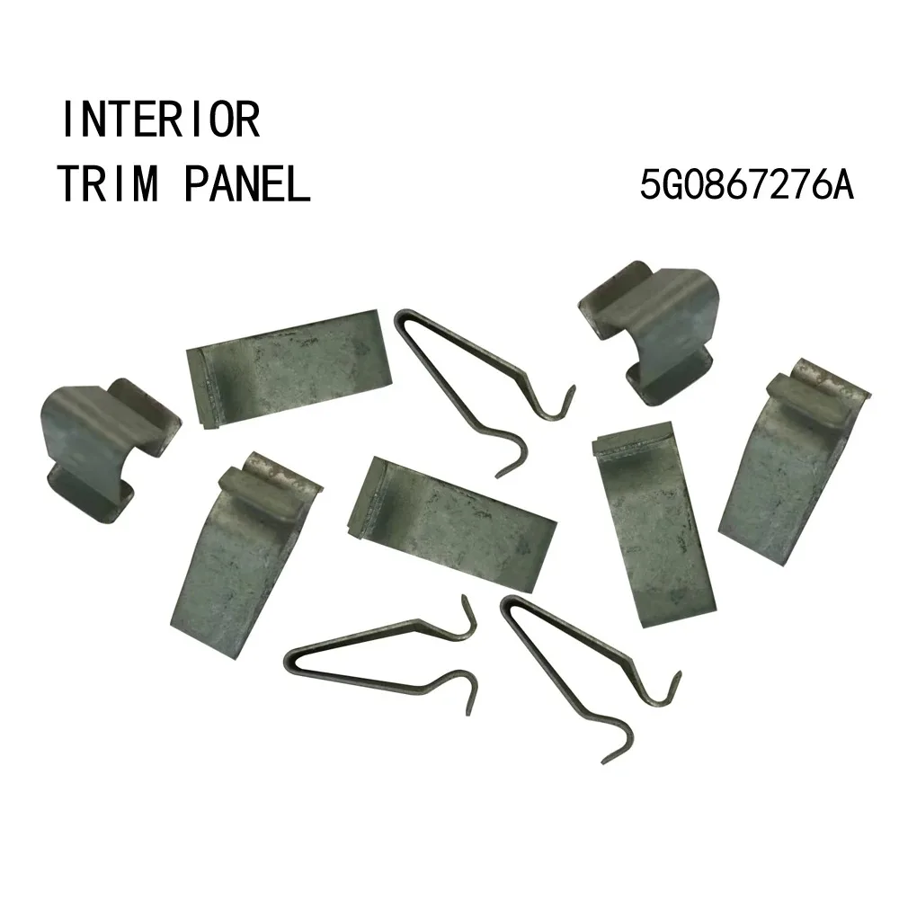 10Pcs Lnterior trim panel For VW Tiguan Touran Golf POLO Jetta Tayron Bora C-trek Sagitar 5G0867276A Wear Parts