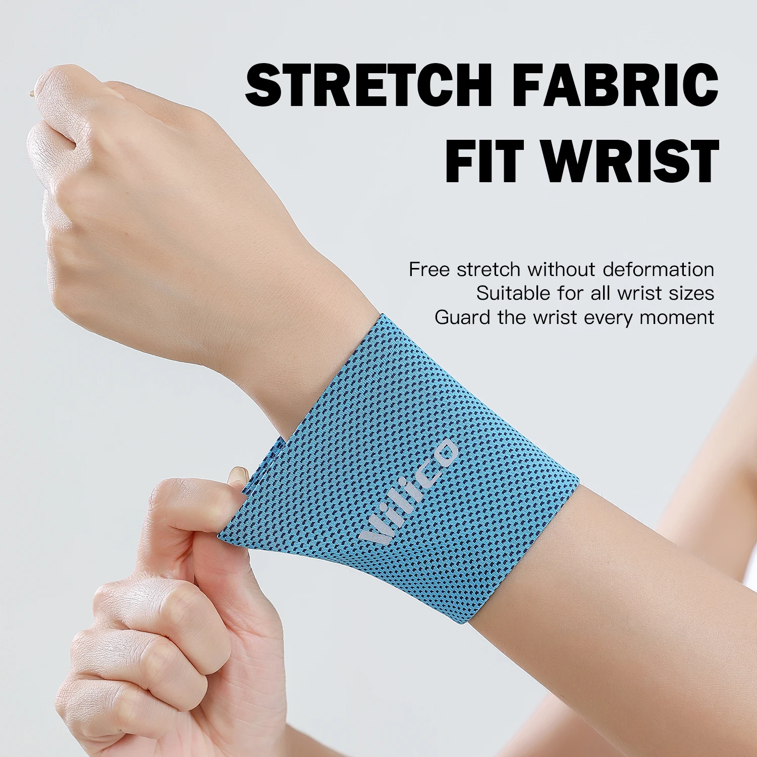 1 PC Wrist Support Band Wristband Sport Bracers Sweat Towel Cuff Tennis Wrist Guard Protector Strap Fitness Run Sweatband Gym ﻿