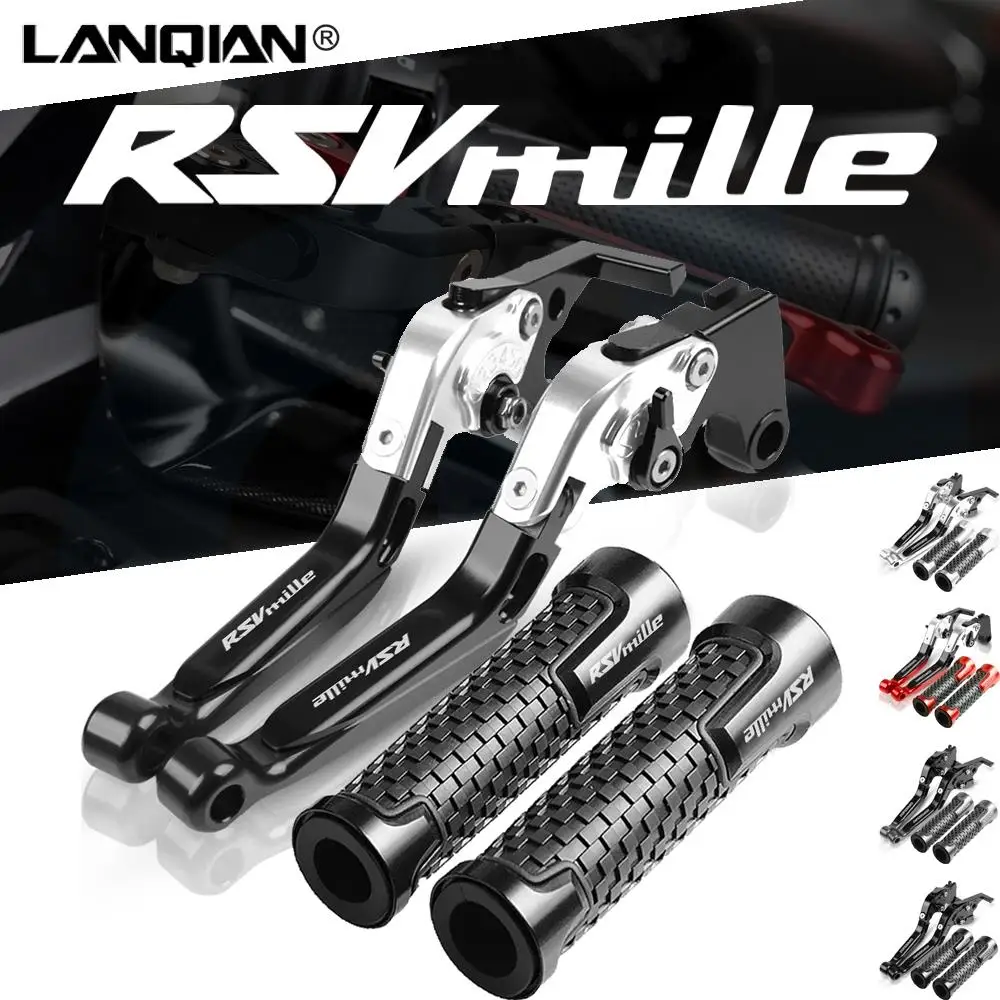 

For Aprilia RSV MILLE Motorcycle Brake Clutch Levers 7/8 Handlebar hand Grips Ends RSV MILLE 2004 2005 2006 2007 2008 Parts