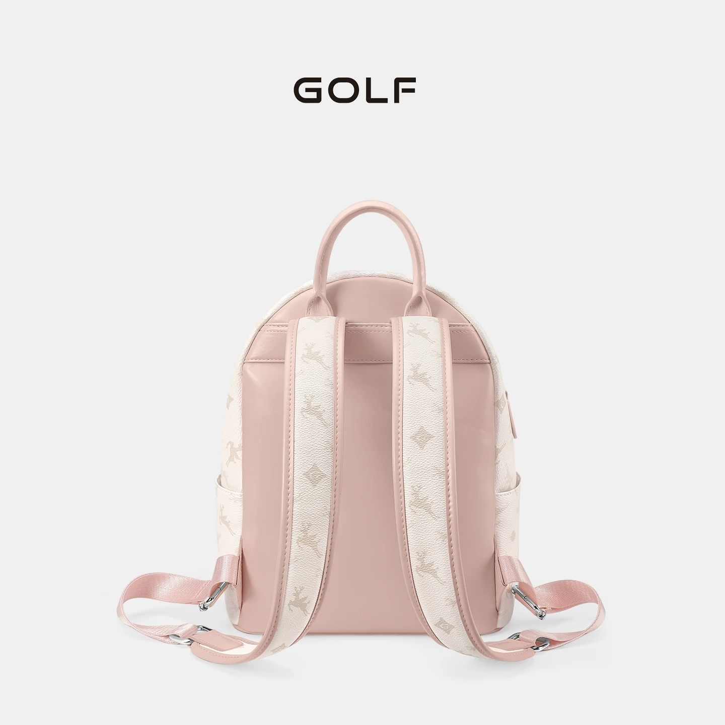 GOLF Leather Printed Ladies Backpack for Women 2026 New Fashion Trendy Commuter Bag Casual Dual Strap Backpack  Zipper Closure view 5