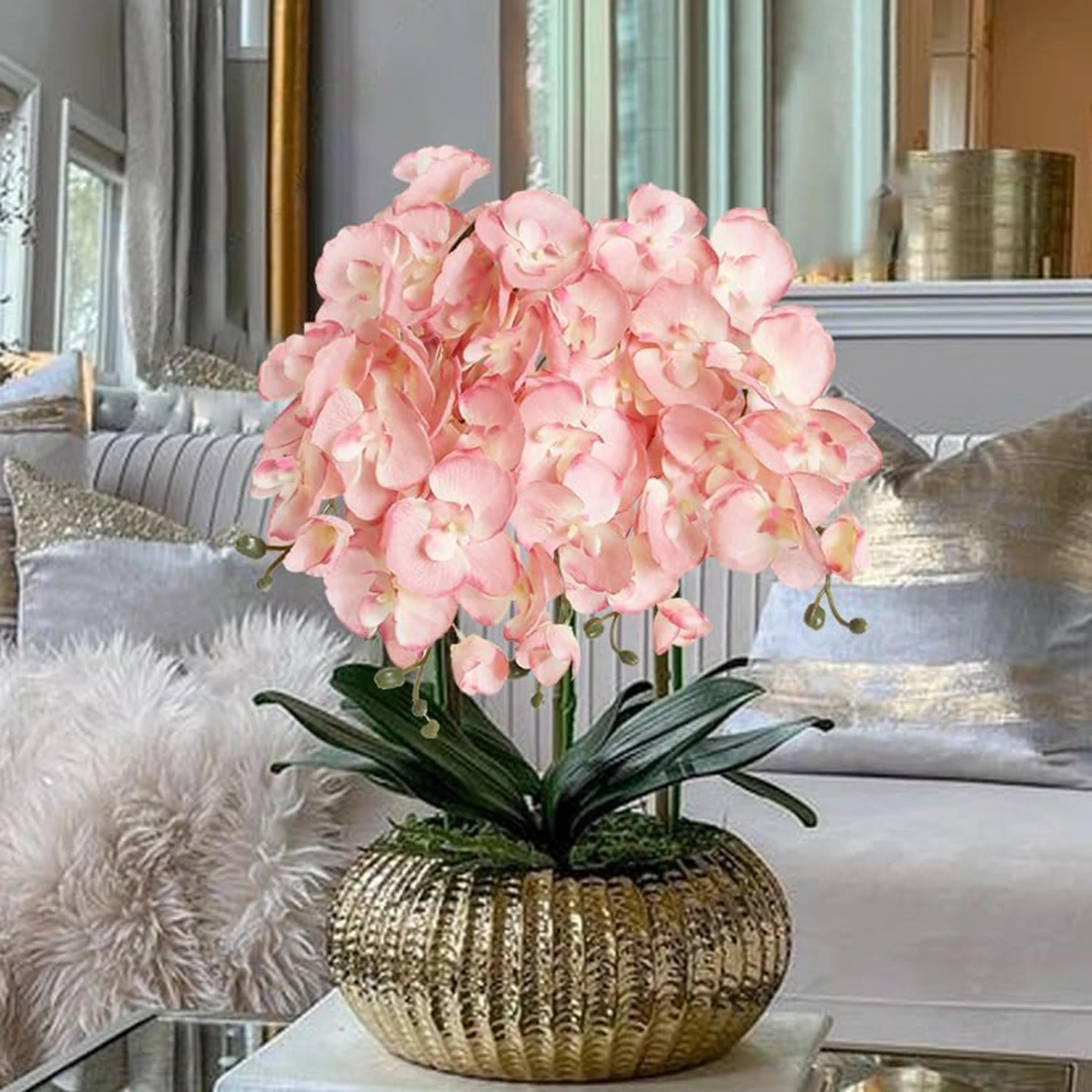 1 قطعة ثلاثية الأبعاد الزهور الاصطناعية فرع الحرير فراشة السحلية المنزل زهرية ديكور للطاولات الزفاف في الهواء الطلق حديقة العروس باقة إكليل هدية