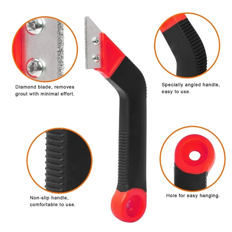 Nieuwe antisliphandgreep schuine reinigingshark zaagschraper schuine schuine reinigingshark