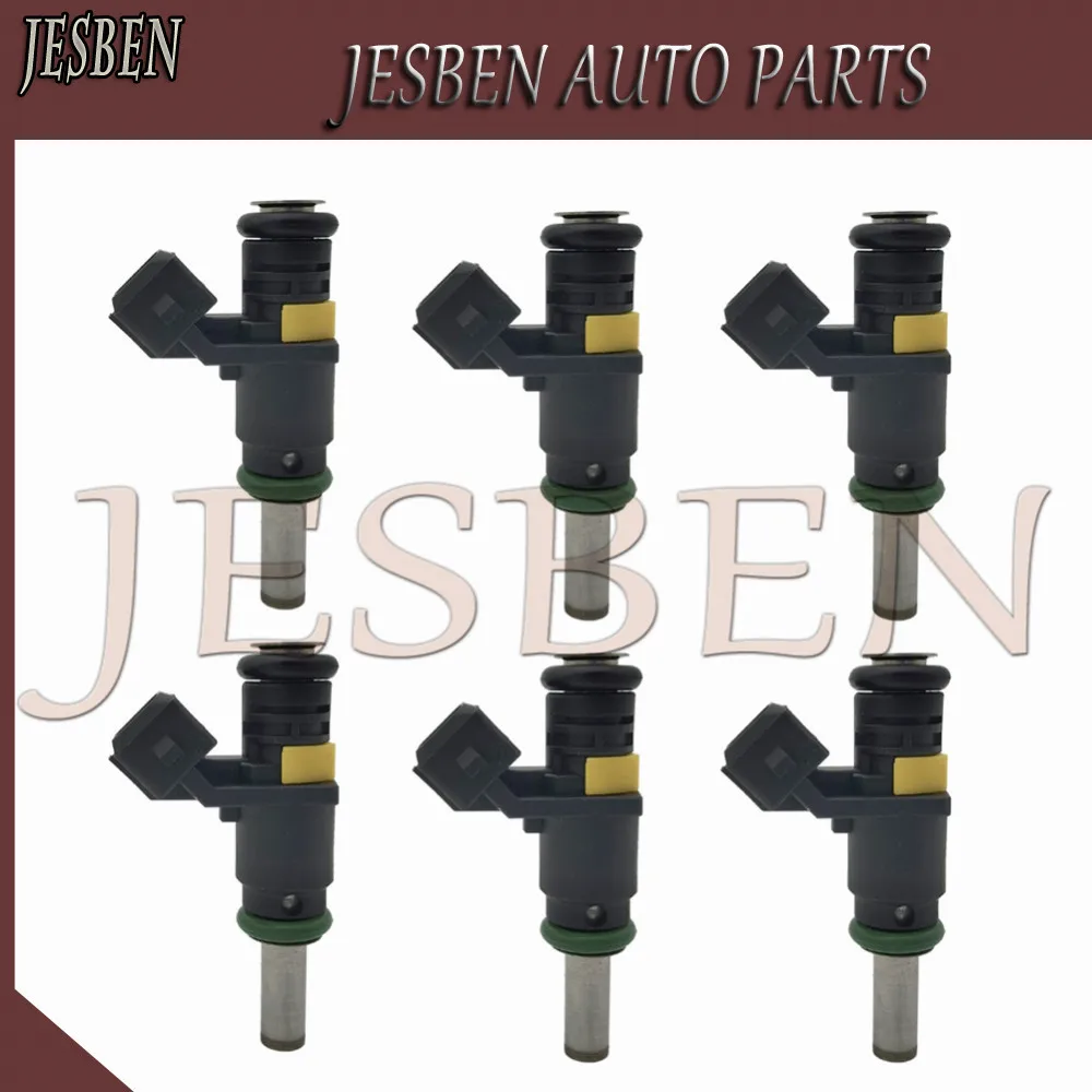 

6PCS 8M6002428 Fuel Injector Fit For Mercruiser Inboard 6.2L 377 CID Sterndrive Gas Engines 4.5L V6 200HP 250HP 300HP