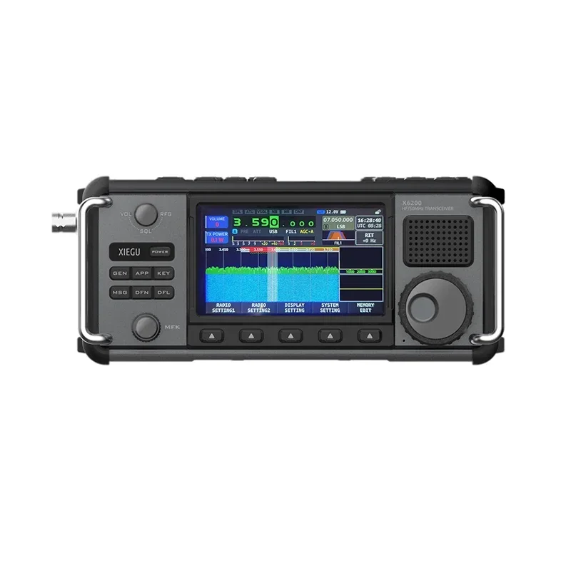 

Newest X6100 Radio HF/50Mhz Multiband Portable SDR HF Ham Transceiver Radio Amateur