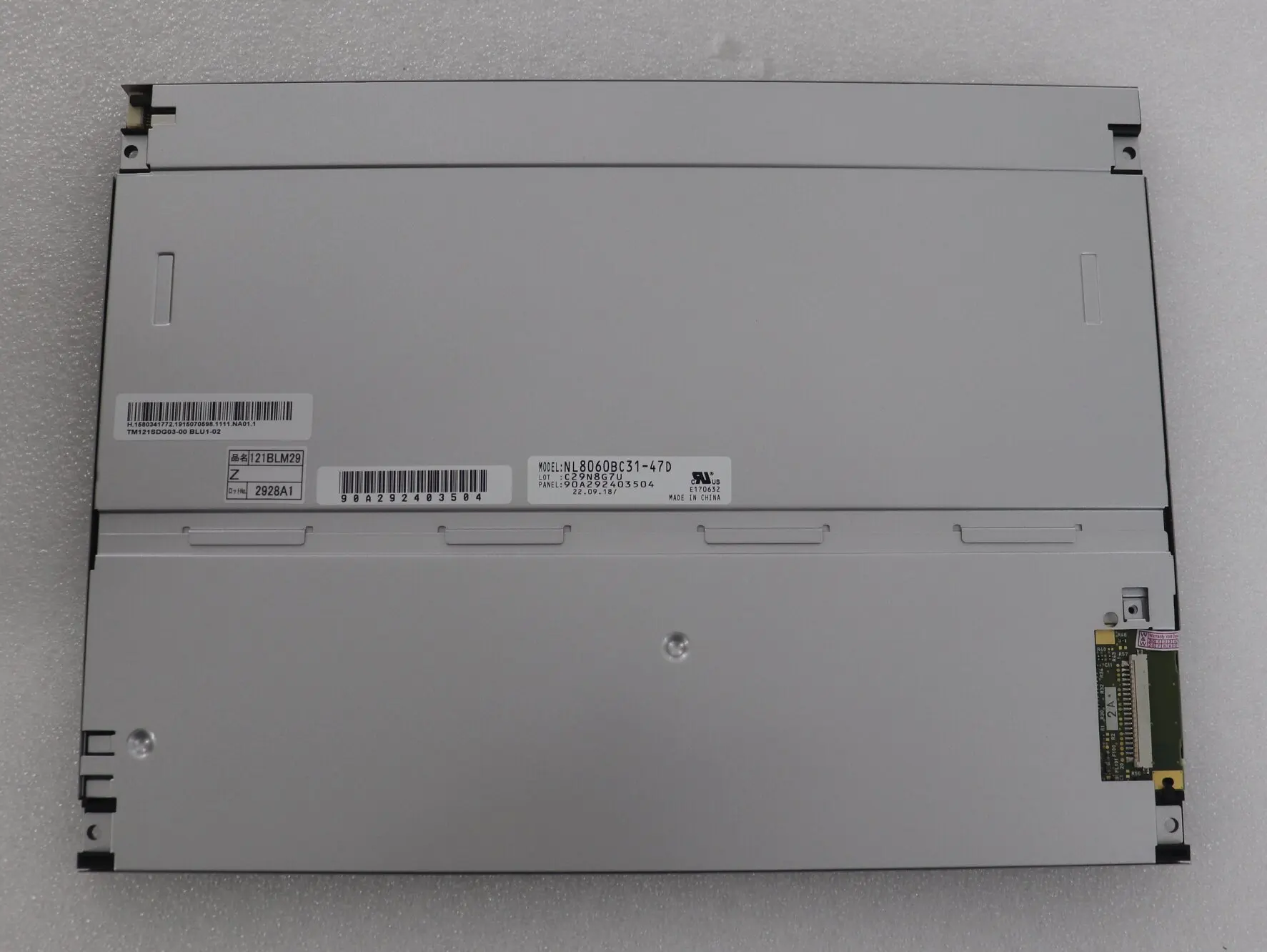 NL8060BC31-47 NL8060BC31-47D NL8060BC31-47E NL8060BC31-47C 12.1 800*600 LCD Panel module