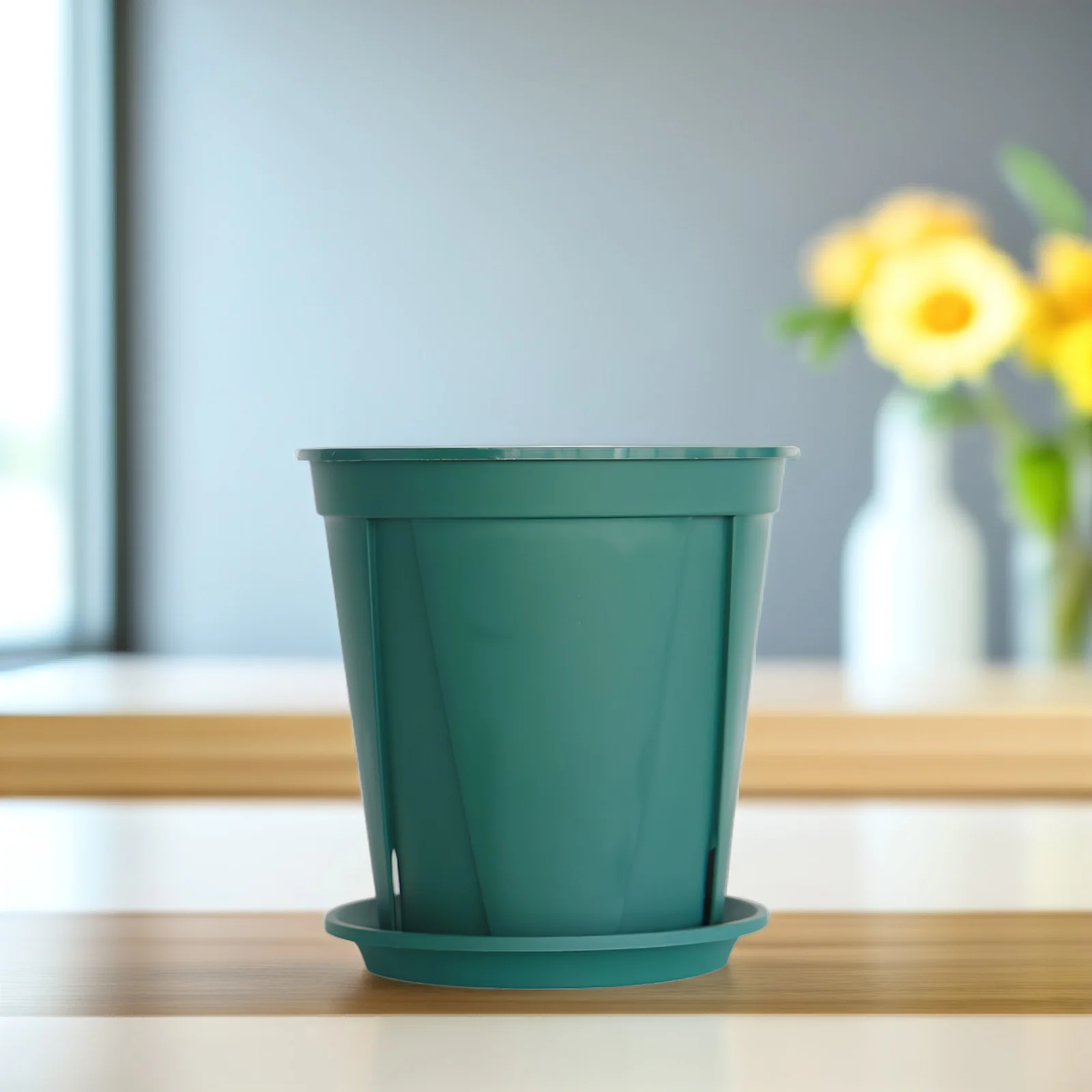 

5 set Root Control Pot 10.5Cm Plastic Flowerpot For Garden Indoor Outdoor Plants Reusable Lightweight Planter Container