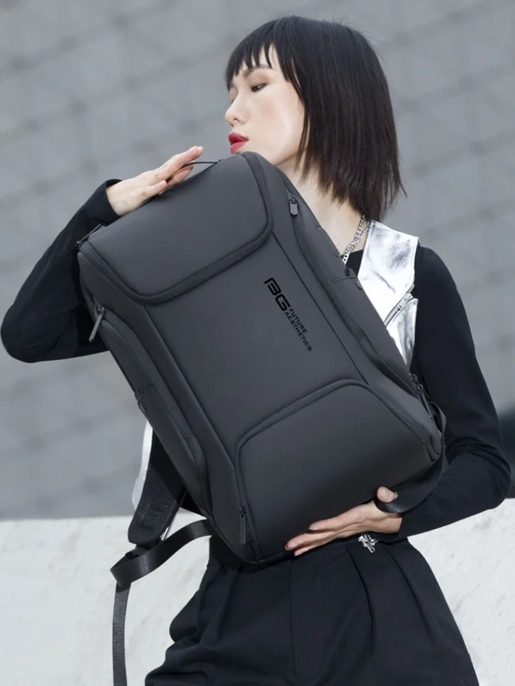 BANGE Nieuwe collectie laptoprugzakken Multifunctioneel met waterdichte grote capaciteit Dagelijks werk Zakelijke rugzak Rugzak Mochila - afbeelding 2