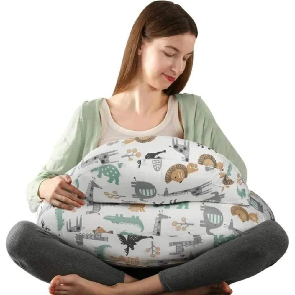 Breastfeeding Pillow Maternity Pillow Baby Pillow Children's Head Study Pillow Removable and Washable Multi Functional Pillow