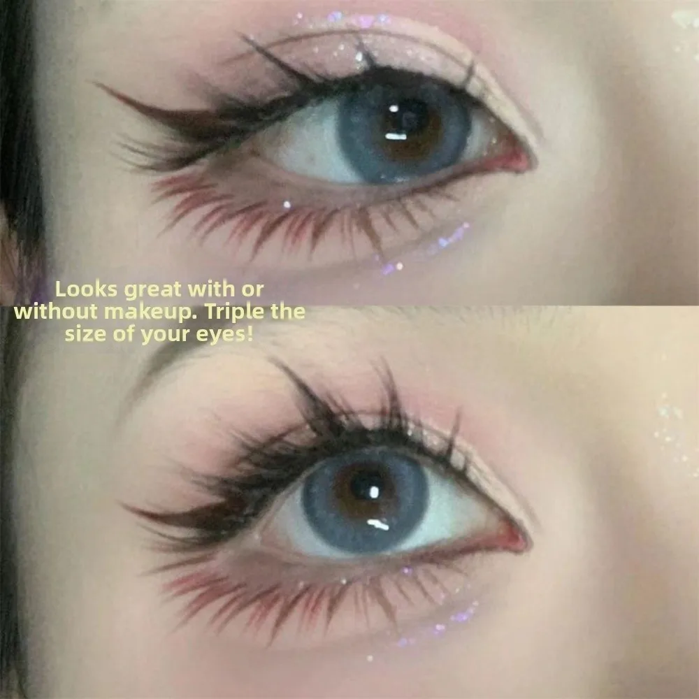 Trendy Black Fox Eye False Eyelashes Curvature C Easy To Wear DIY Lashes Extension 7-13MM Reusable Fake Eyelashes Daily