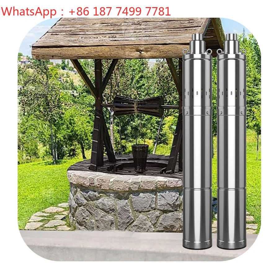 Submersible Borehole Pump Centrifugal Deep Well Pump Water Head Salt Water Submersible Pump for Borehole