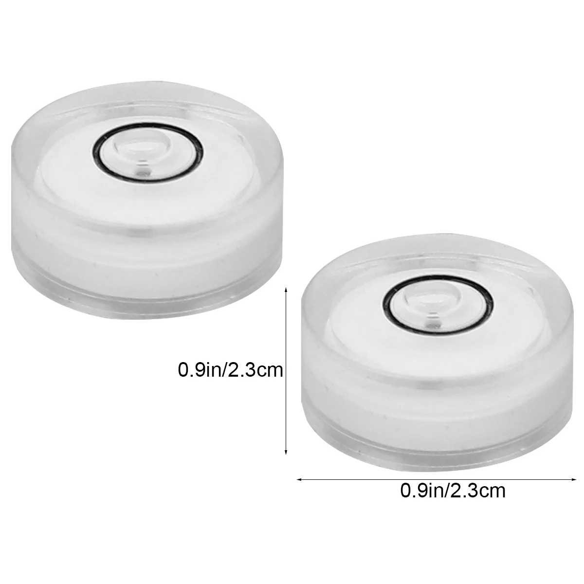 Nivel de burbuja Universal de 15Mm de diámetro y 6Mm de altura para ajuste de superficie Horizontal, herramienta de nivel de burbuja Circular, dibujo, 16 Uds.