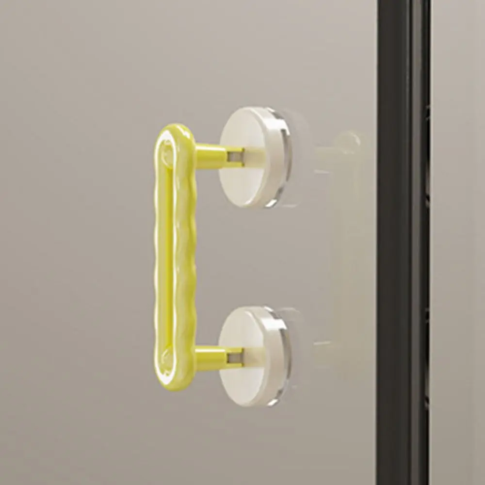 

Anti-slip Shower Bathtubs Handle Offers Safe Grip Dopamine Sliding Door Handle Removable No Drilling Wardrobe Door Handle