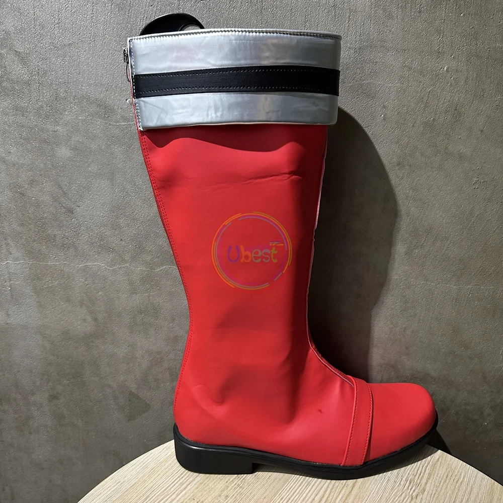 Tokusou Sentai Dekaranger Deka Red Banban Ban Akaza Shoes Cosplay Men Boots