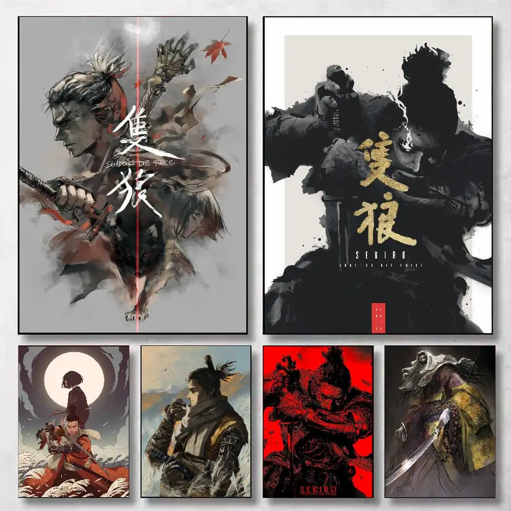 Sekiro Shadows Die Twice  Poster Mural for Living Room Bedroom Wall Office Wall Decor Gift for Friends Unframed