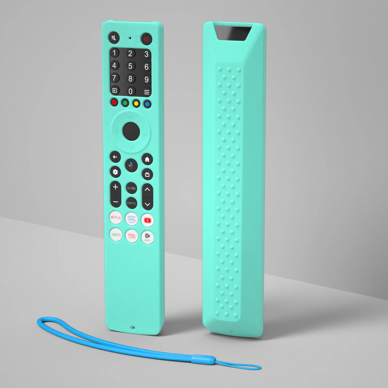 

RC833A Silicone Case for TCL New TV Remote Control Compatible with TCL 2025 LG QM6K Series Remote Control Anti-slip and Wear-res