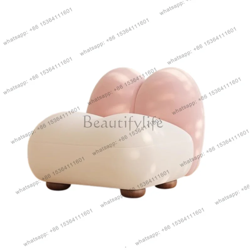 PG Beige International Living Room Chairs Cheap Modern Cozy Back Bedroom Chairs Design White Fauteuil De Salon Furniture Home