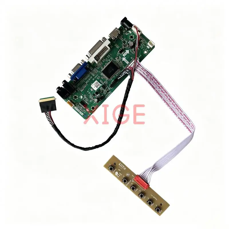Controller Drive Board Fit B140RTN02 LP140WD2 LP140WD1 B140RTN03 Laptop Panel LVDS 40-Pin VGA DVI HDMI 1600*900 1600x900 Kit DIY