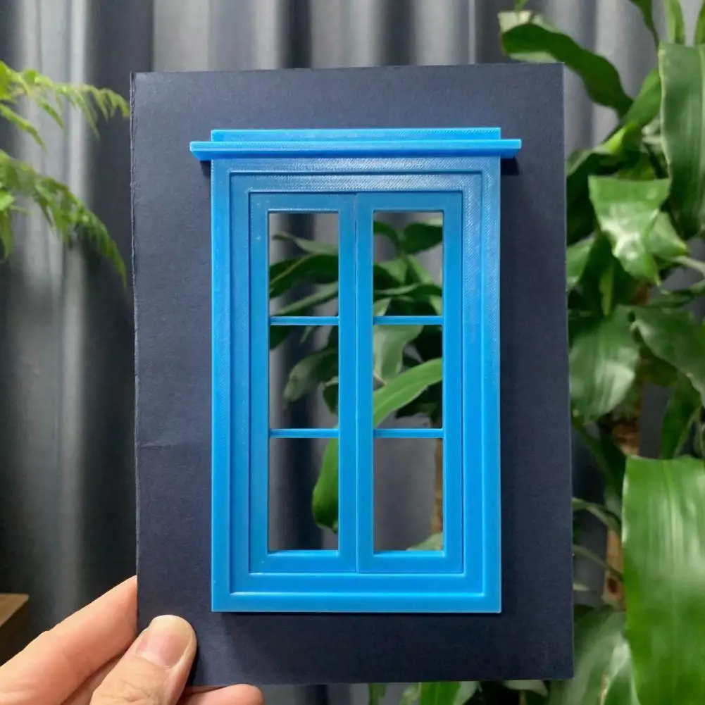Realistic Window Views Window View Photography Prop Frame Paned Window Pane Helper for Outdoor Pictures Travel Vacation Photo