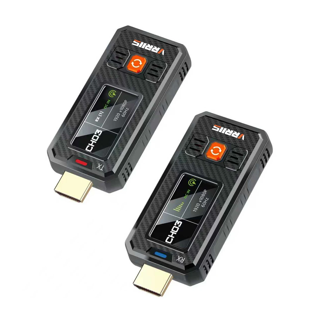 Trasmettitore e ricevitore audio video HDMI wireless da 350 m, computer portatile, PC, adattatore per display TV, può modificare la frequenza