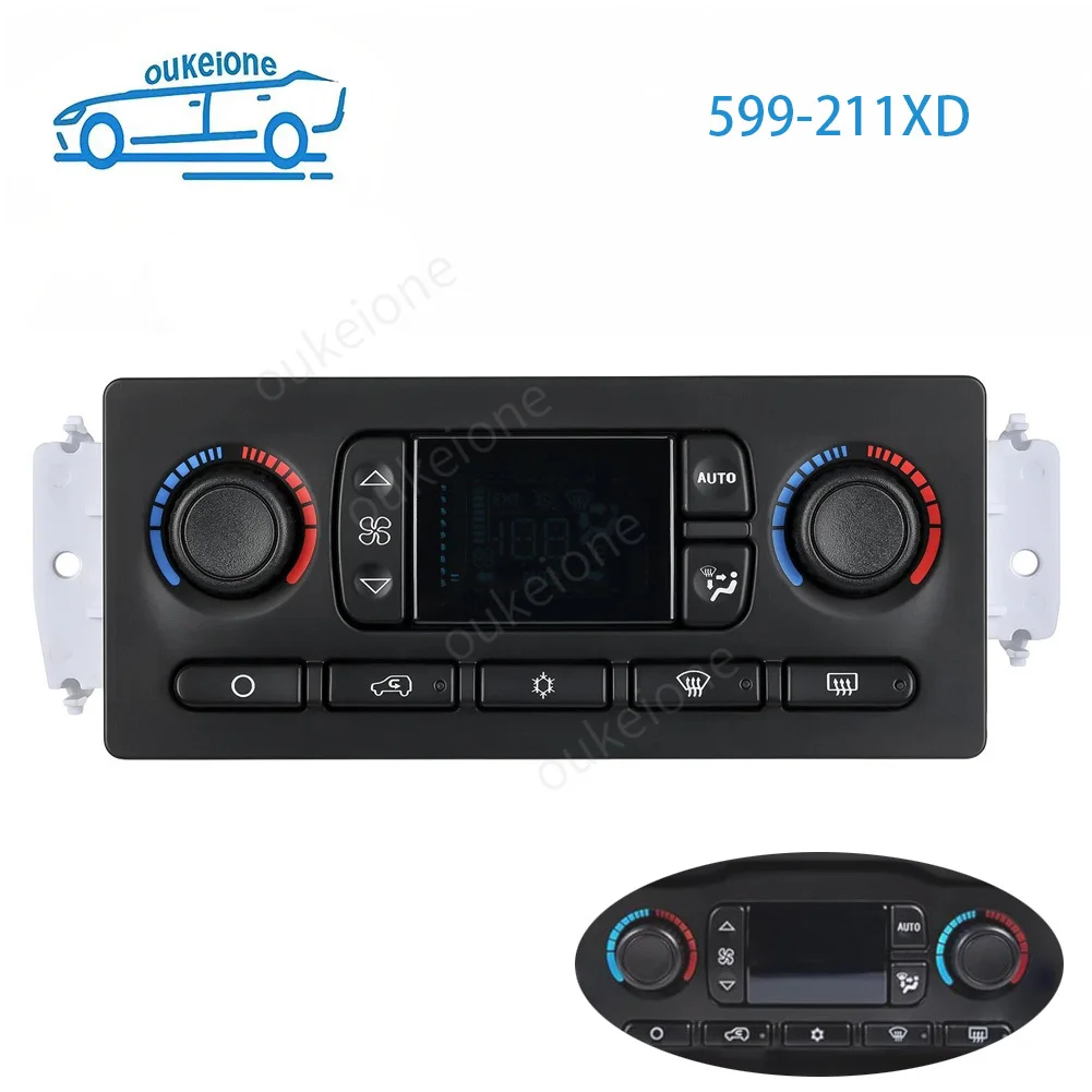 For GMC Chevrolet Cadillac Buick Hummer Oldsmobile 2002 2003-2009 Car Air Conditioning Heating Control Module Switch 599-211XD