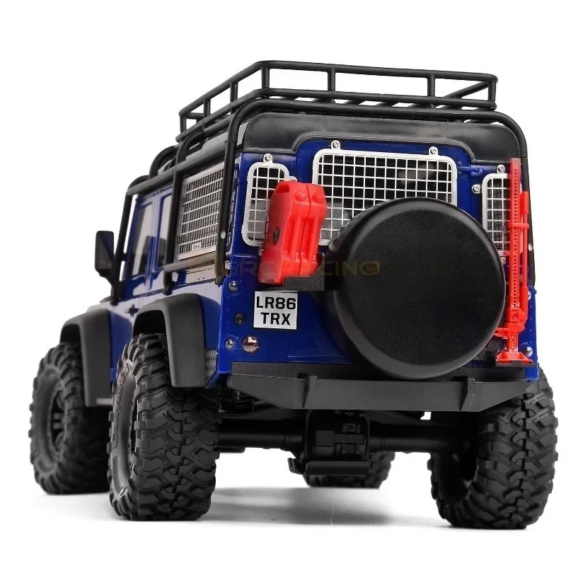 Stainless Steel Metal Stereoscopic Window Anti-collision Net Side Window+rear Window Net For 1/18 Trx-4m Defender