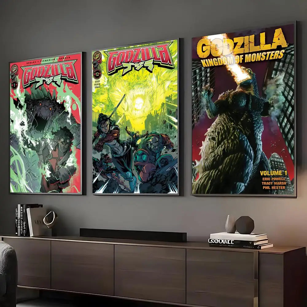 G-Godzillas Painting Calligraphy HD Art Wall Waterproof Home Living Room Bedroom Bar Decorative Paintings