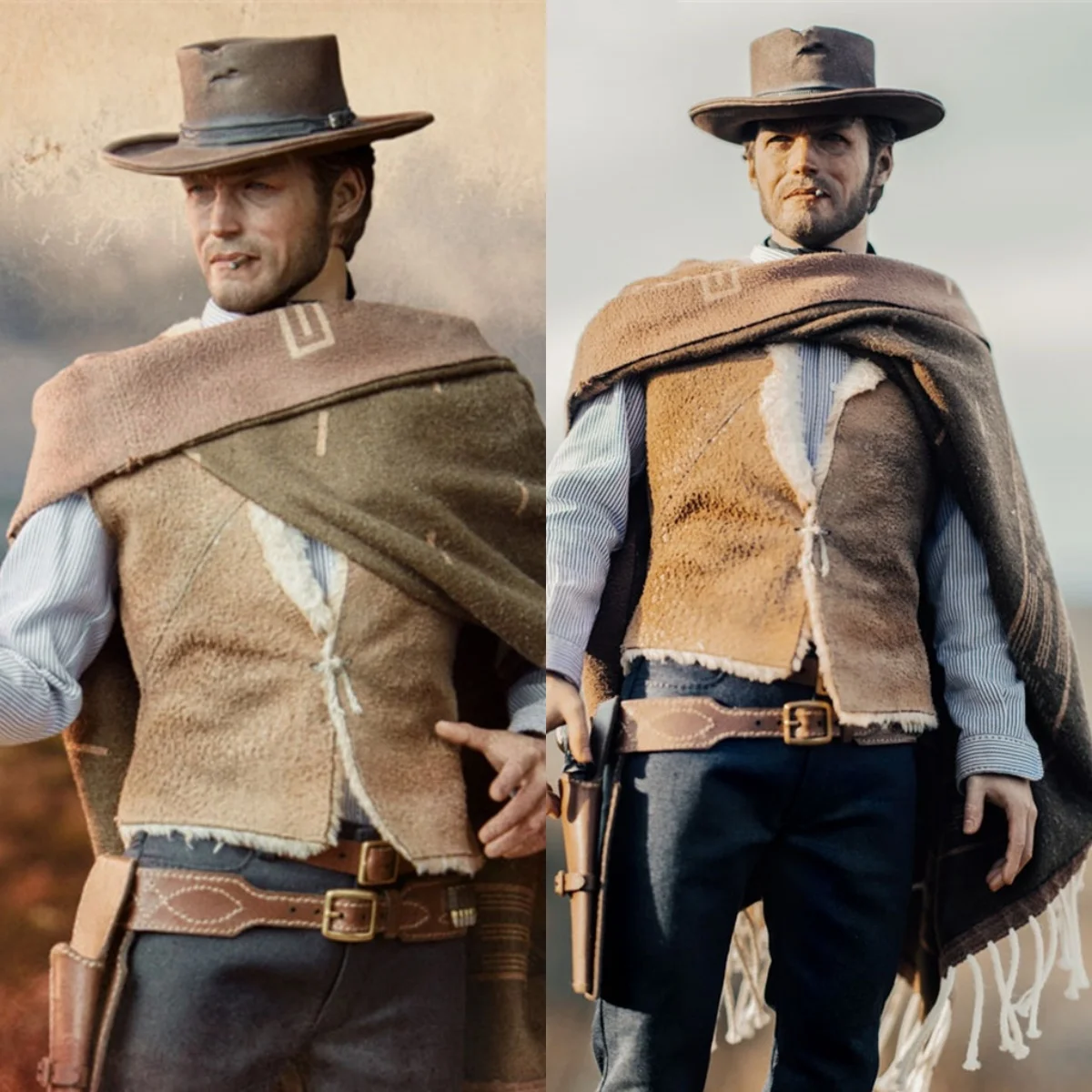 Sideshow 1/6, soldado masculino Clint, película occidental clásica, serie de dólares, juego completo de 12 pulgadas, modelo de figura de acción, juguetes para regalos