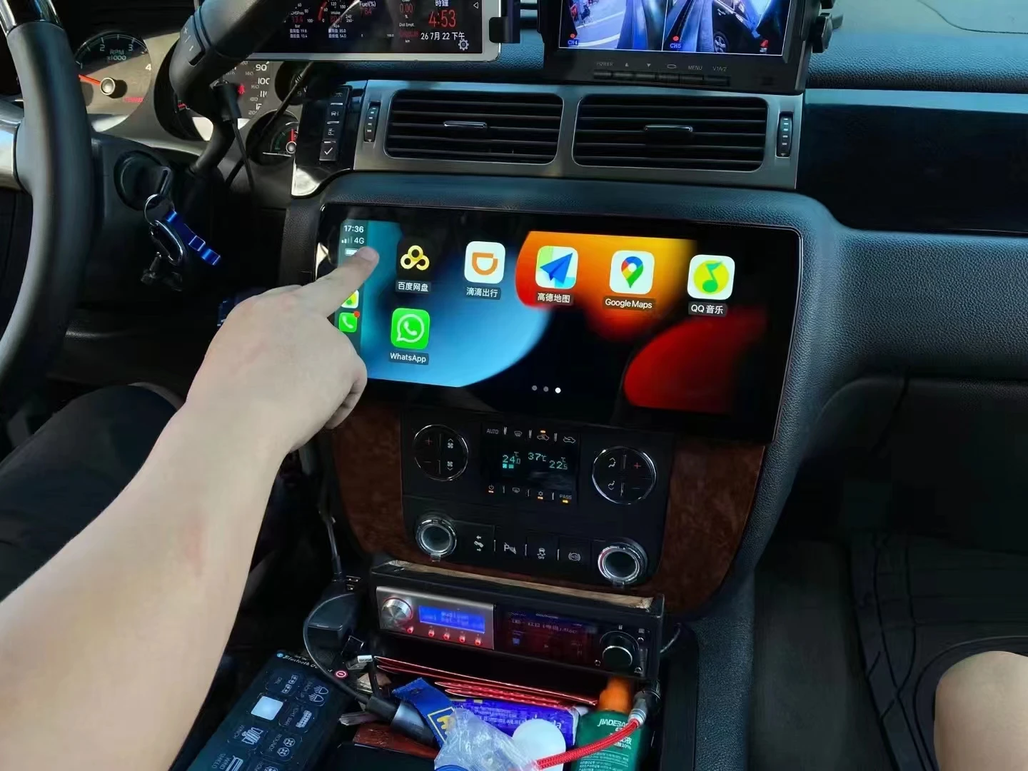 

Для GMC Yukon Chevrolet Tahoe Suburban 2007-2012 Android автомобильный радиоприемник мультимедийный видеоплеер беспроводной Carplay авторадио стерео