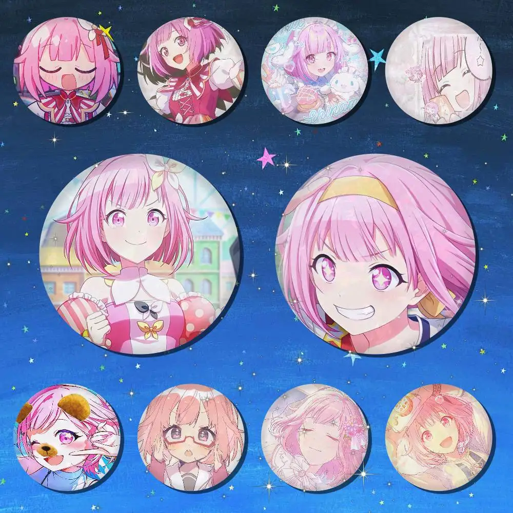 A-O-Otori Emu Anime Round Badges, Brooches, Clothing Accessories, Birthday Gifts, Anime Conventions