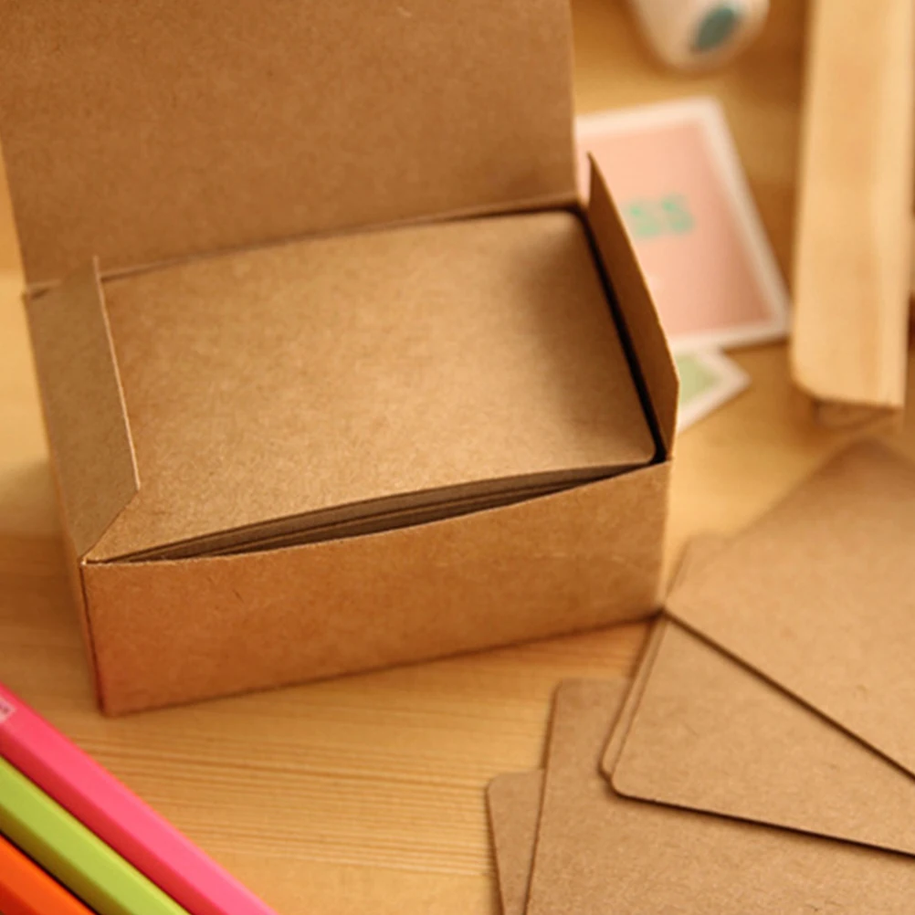 

300pcs Cards Diy Blank Memo Cards For Office School Portable Reminder Notes Stationery Supplies Fit Teachers