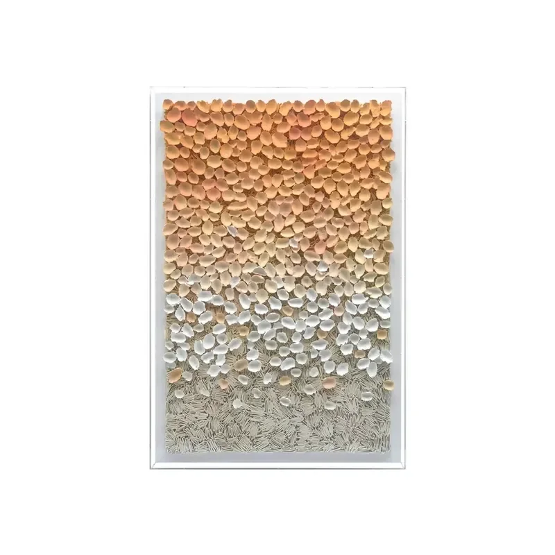 JZ High-End 3D Paper Home Decor Wall Art Mixed Media Art Artwork Handmade Abstract Painting