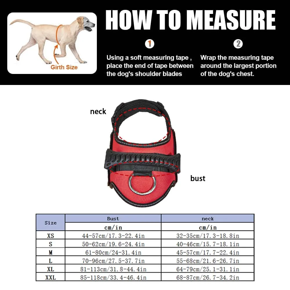 Accept Customise Patches Pet Dog Harness No Pull Reflective Saddle Adjustable Dog Walking For Small Medium And Large Dogs Vest