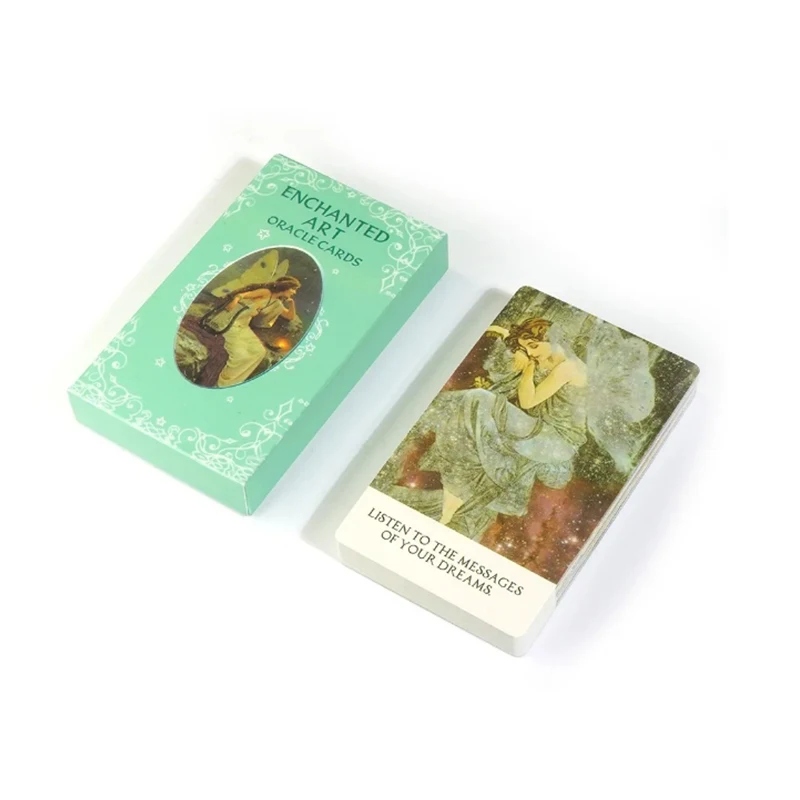 10.3*6 سنتيمتر مسحور الفن أوراكل بطاقة سطح السفينة 42 قطعة بطاقات عمل فني عتيق جميل مع رسائل ملهمة #4