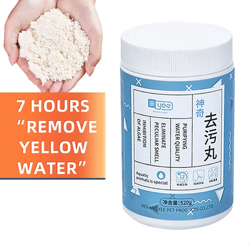 Yee Protein Cotton Aquarium Filter Material Remove Yellow Water Decontamination Pill Purification Artifact