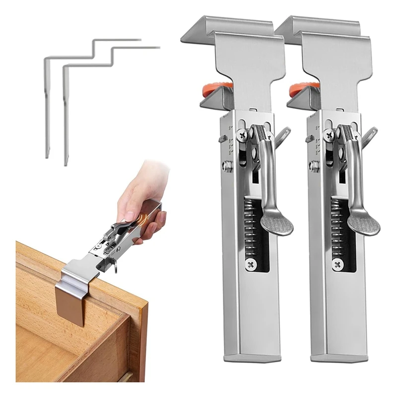 Adjustable Drawer Fixing Clamp,Drawer Front Installation Clamps,Universal Cabinet Installation Clamps,Press Drawer Clamp